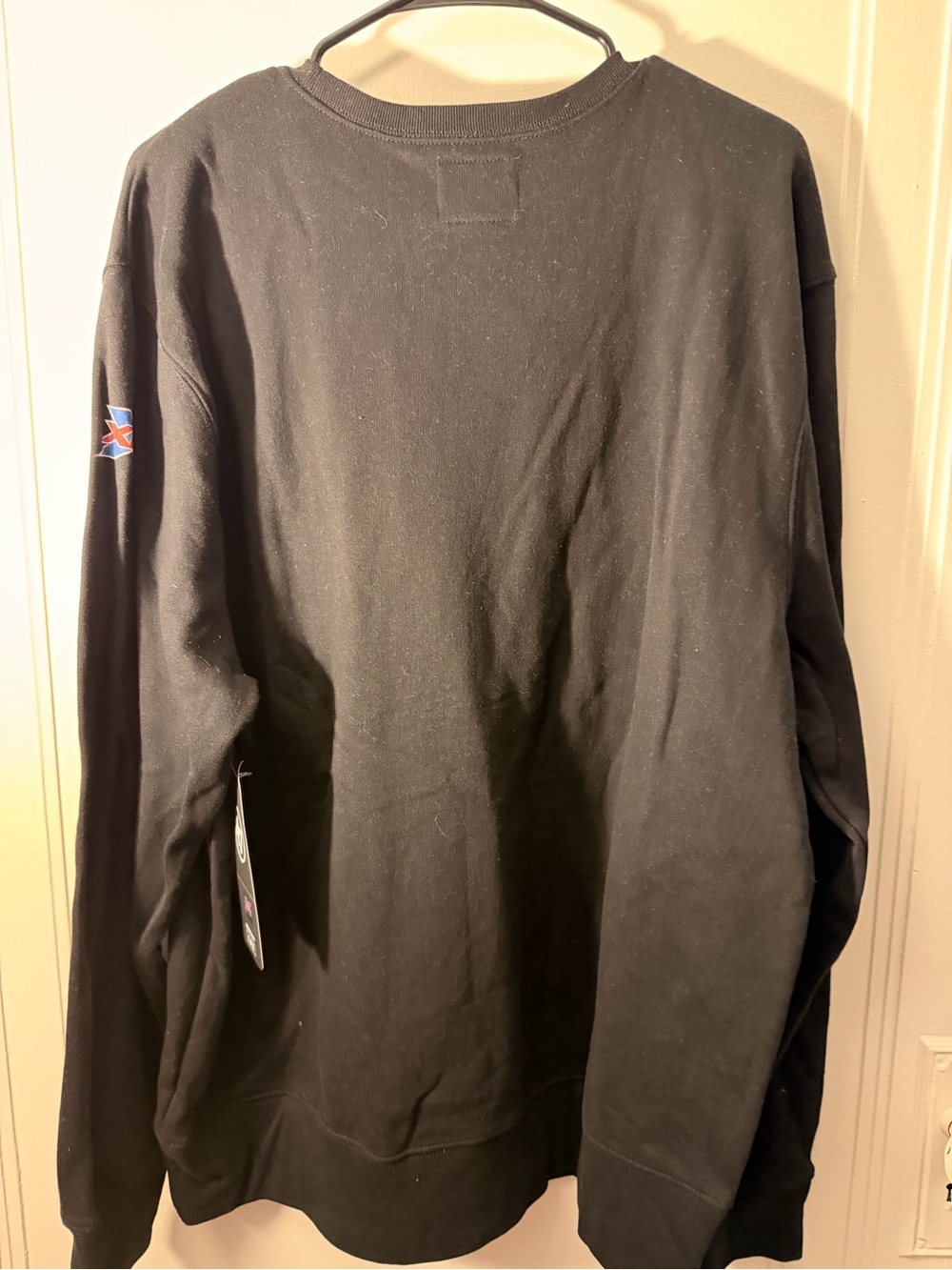 Defenders Football Black Crewneck Sweatshirt - Picture 2 of 4